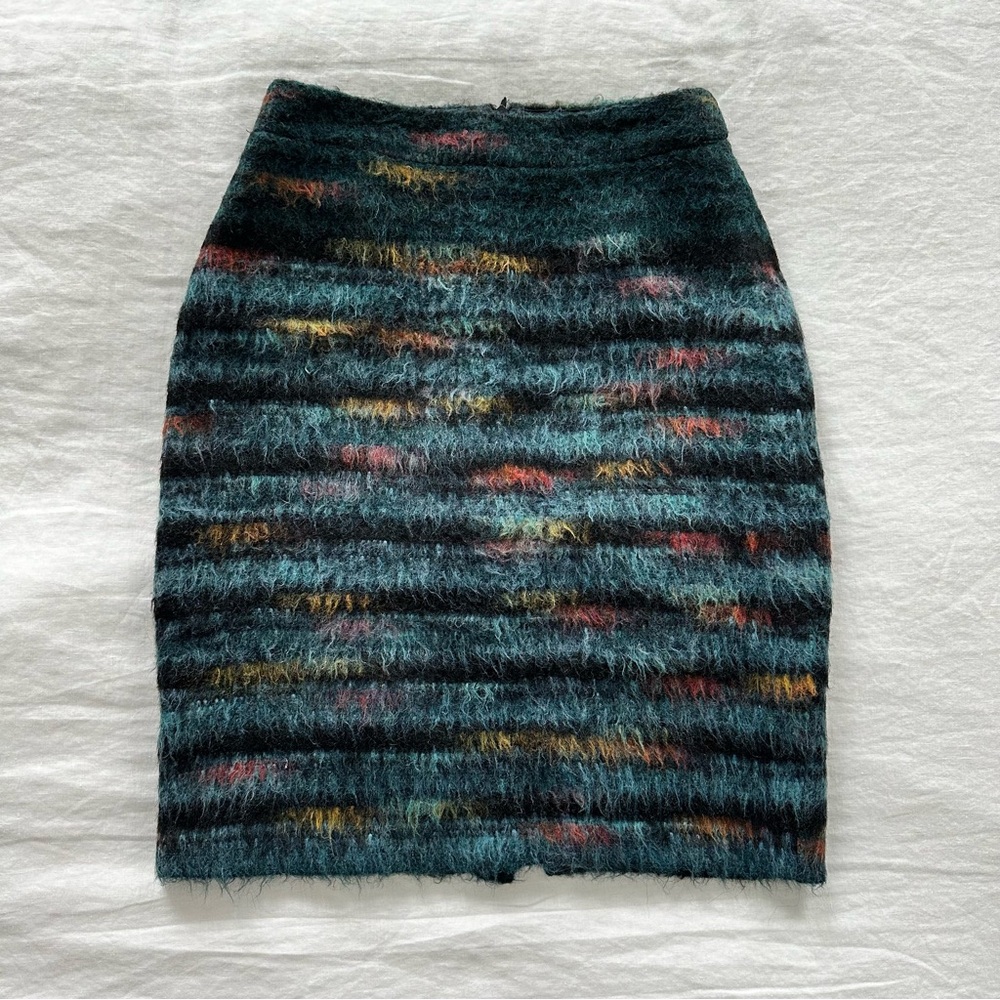 Maeve by Anthropologie Feathered Wool Pencil Skirt